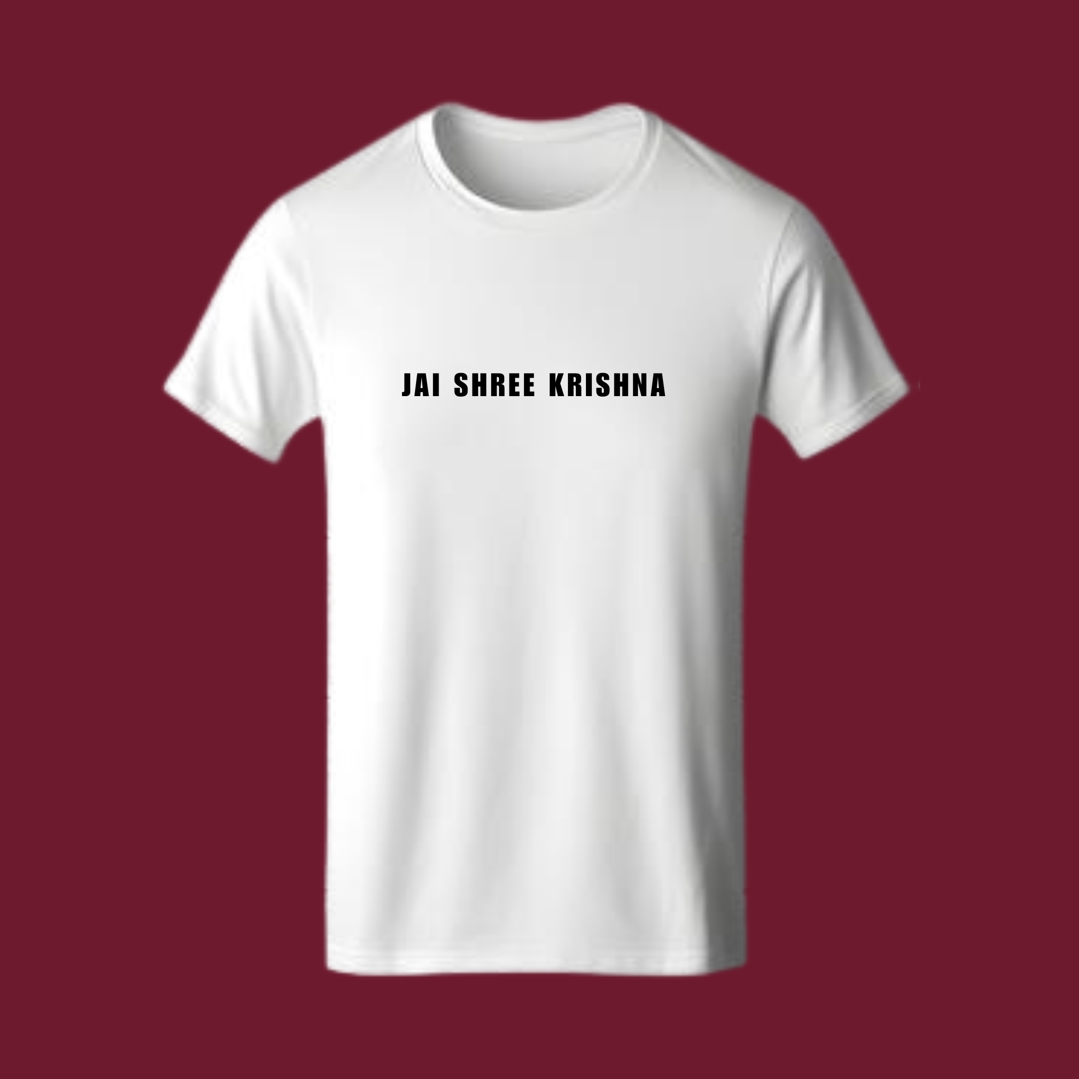 Jai Shree Krishna Shirt | WHITE